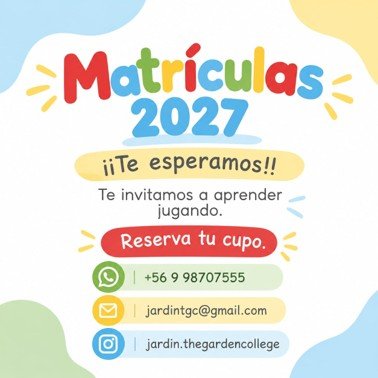 Matrículas 2027